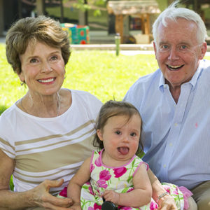Grandparents with toddler