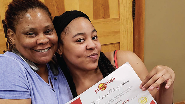 Mom and daughter participate in Wisconsin Promise project