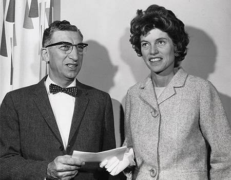 Eunice Shriver and Harry Waisman
