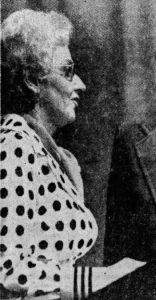 Ethel Waisman speaking at WC Opening